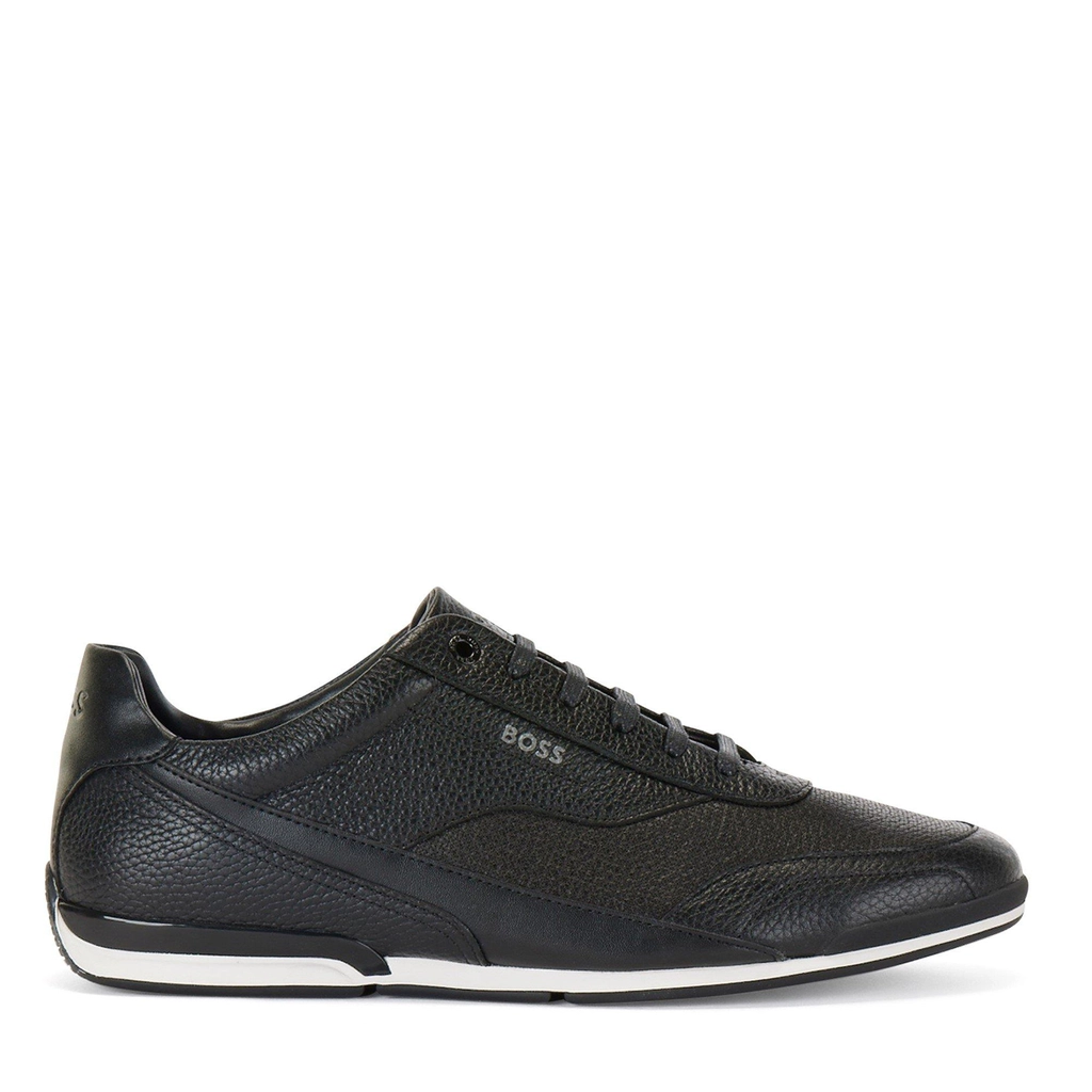 Hugo Boss Saturn Lowtop Trainers - Black 001